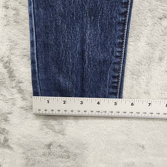 Maurices Jeans Womens 4 Blue Dark Wash Mid Rise Skinny Ankle Stretch Denim - Picture 12 of 13